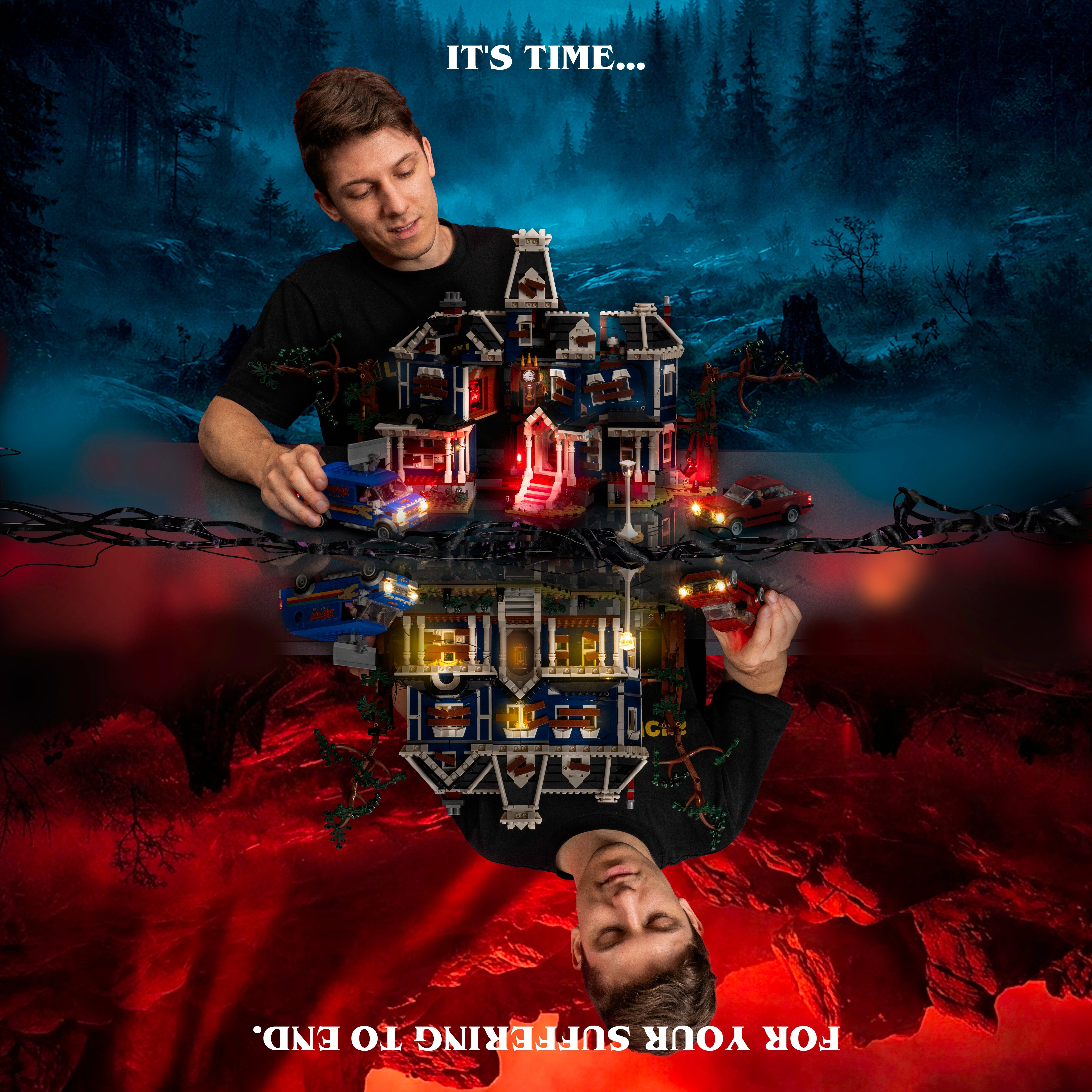 Stranger Things Creel House LEGO Display Lighting – Light My Bricks AU