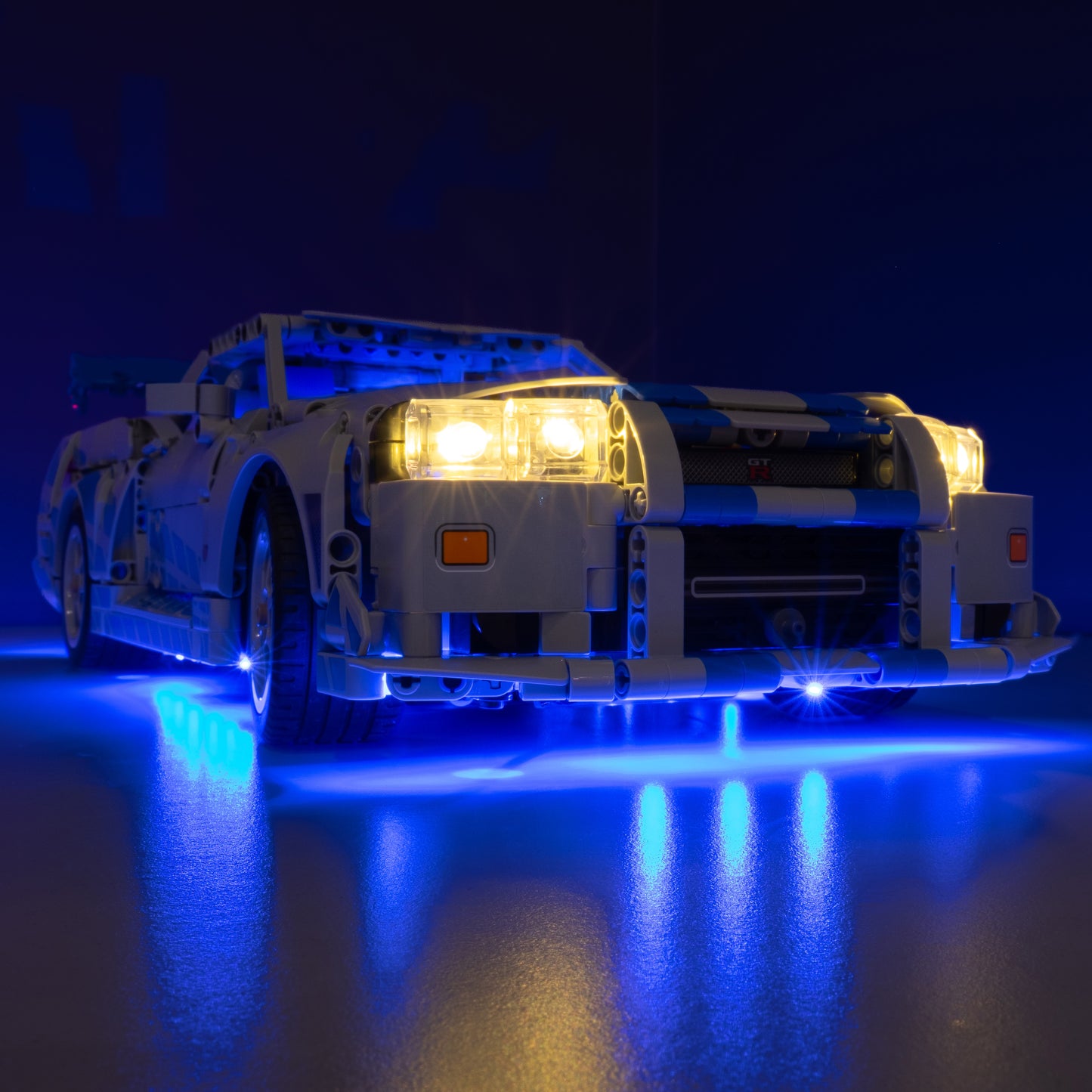 LEGO® 2 Fast 2 Furious Nissan Skyline GT-R (R34) Car #42210 DIY Light Bundle