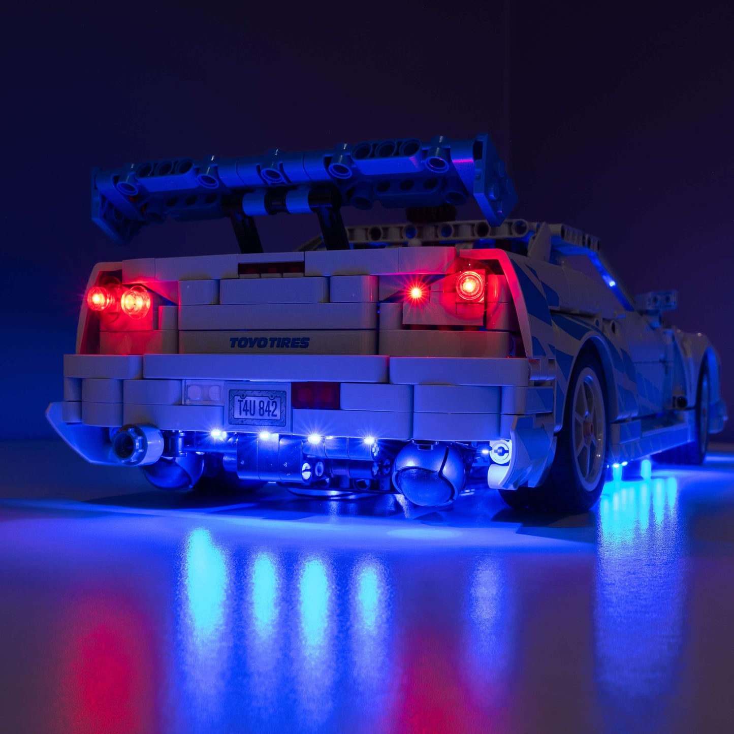 LEGO® 2 Fast 2 Furious Nissan Skyline GT-R (R34) Car #42210 DIY Light Bundle