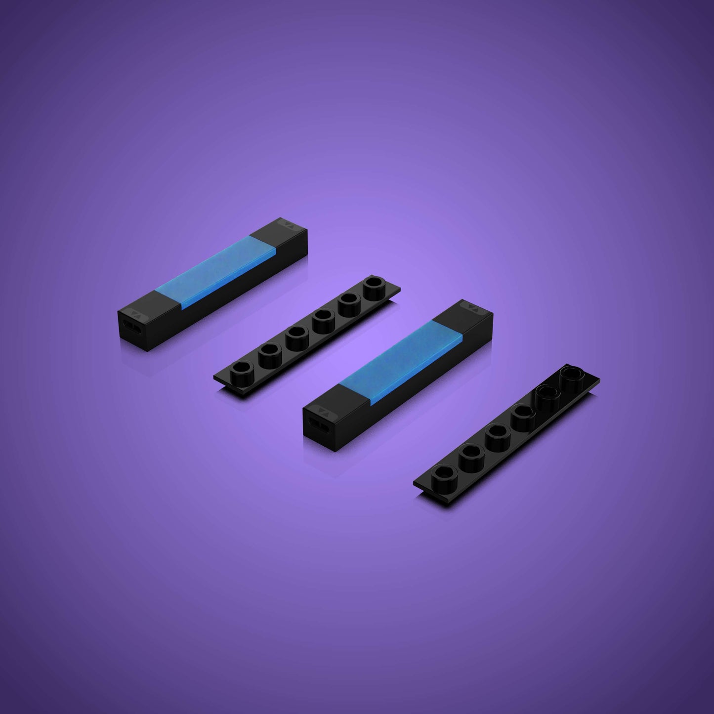 Meteor Light - Blue (2 Pack)