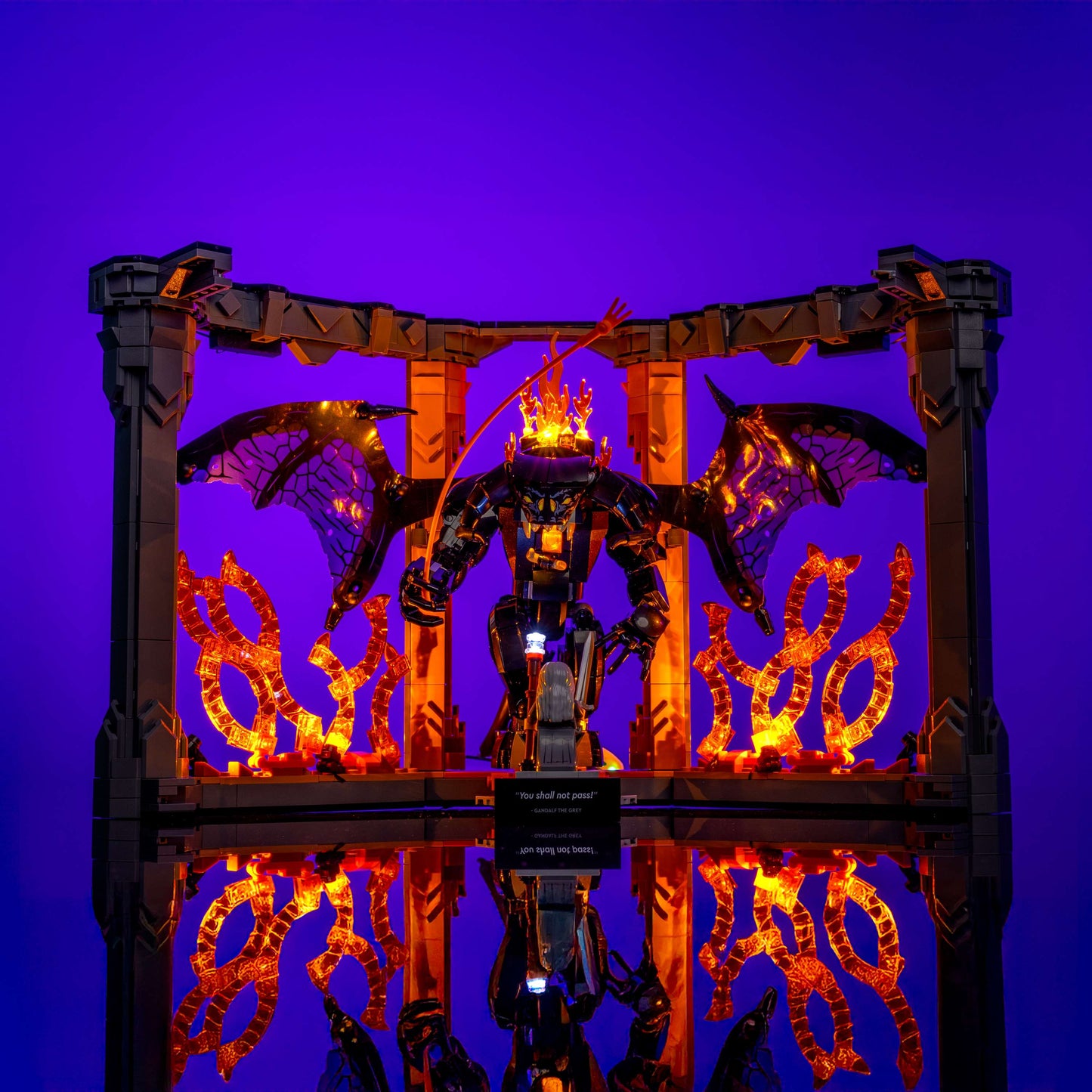 Light Kit for LEGO® The Lord of the Rings Balrog™ Book Nook #10367
