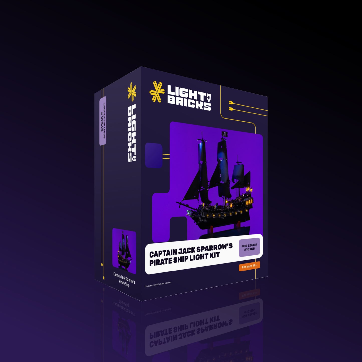 Light Kit for LEGO® Captain Jack Sparrow's Pirate Ship #10365