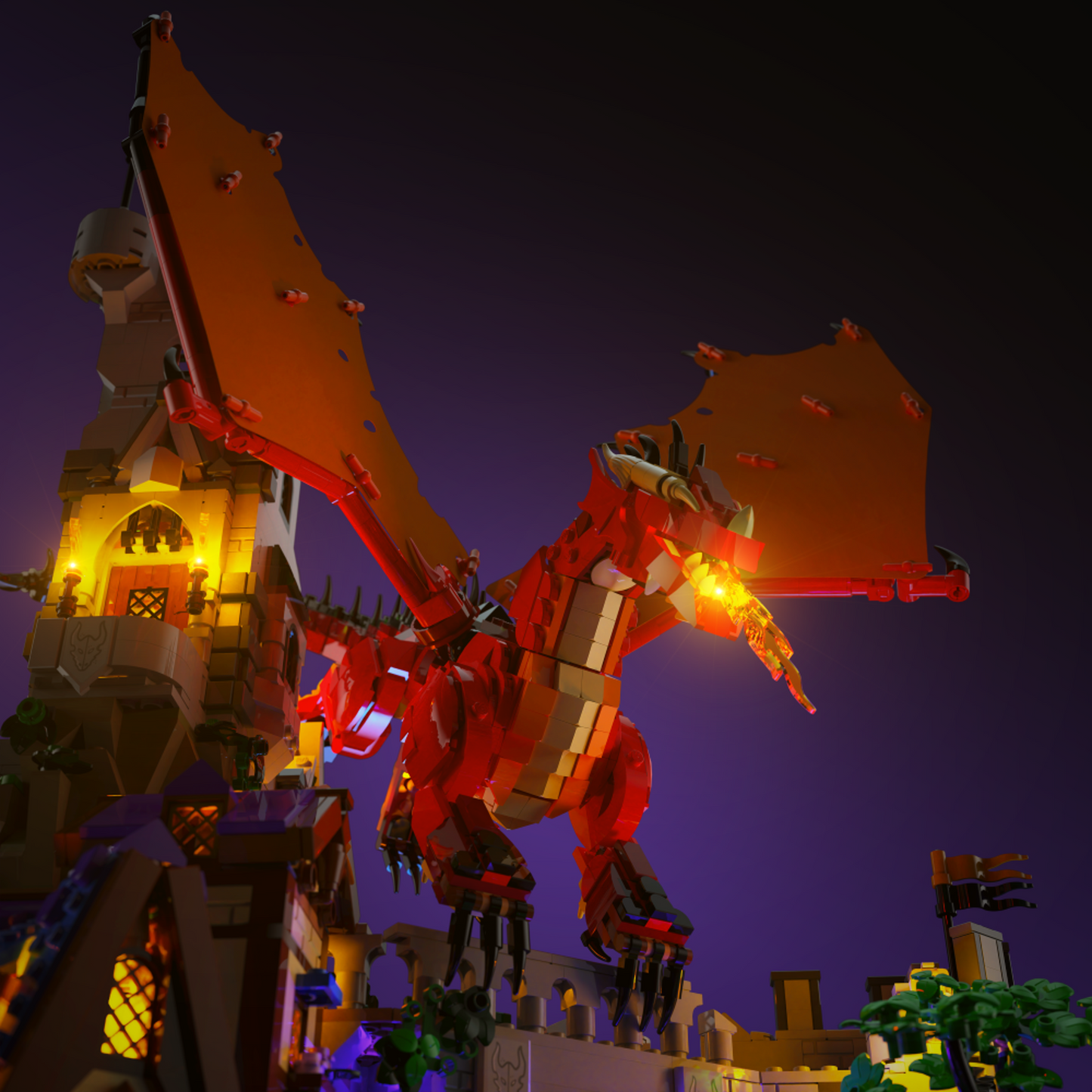 Light Kit for LEGO® Dungeons & Dragons: Red Dragon's Tale #21348