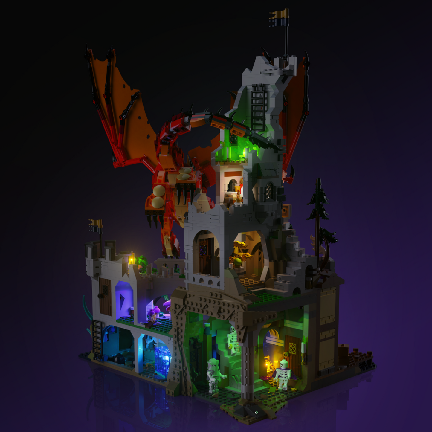 Light Kit for LEGO® Dungeons & Dragons: Red Dragon's Tale #21348