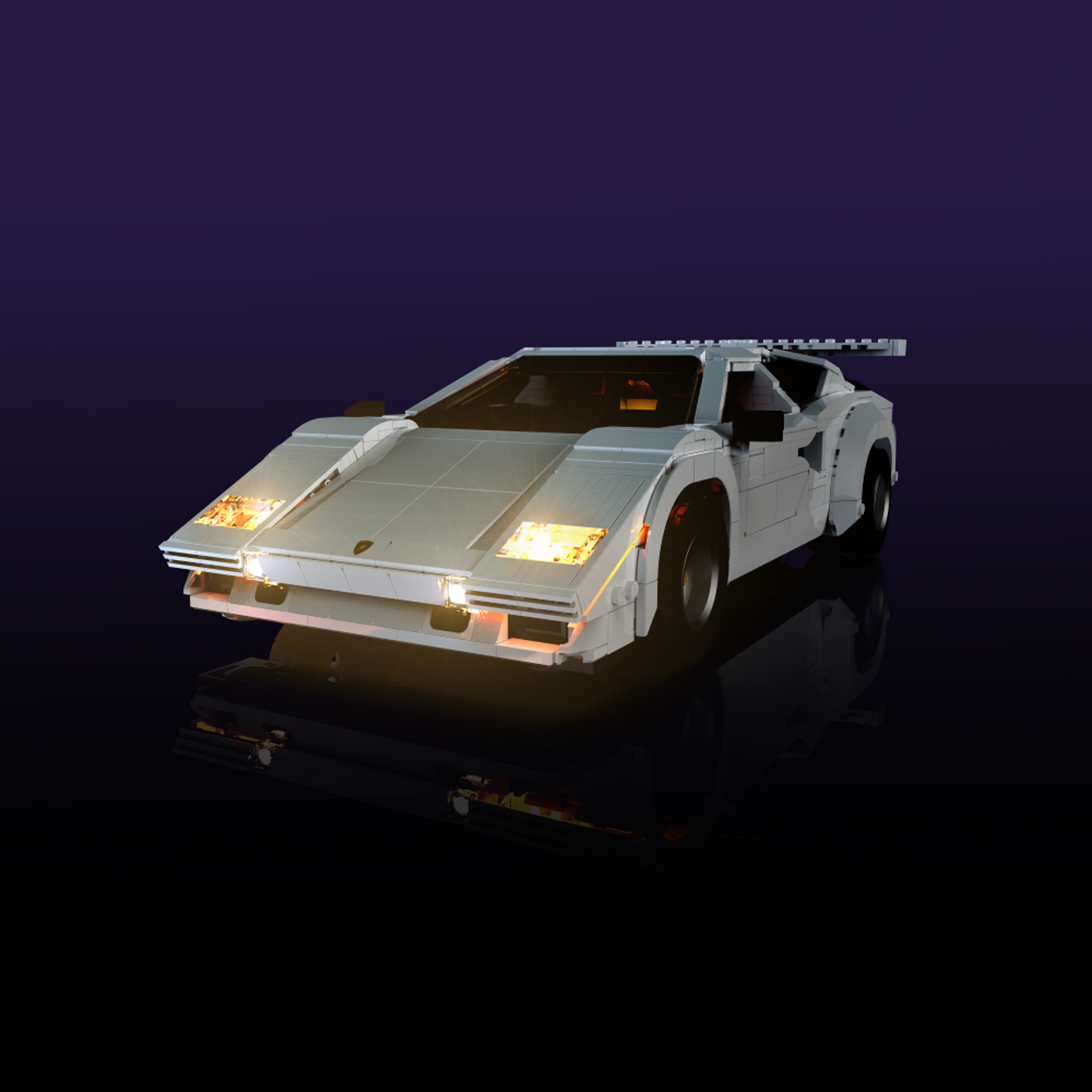 Light Kit for LEGO® Lamborghini Countach 5000 Quattrovalvole #10337