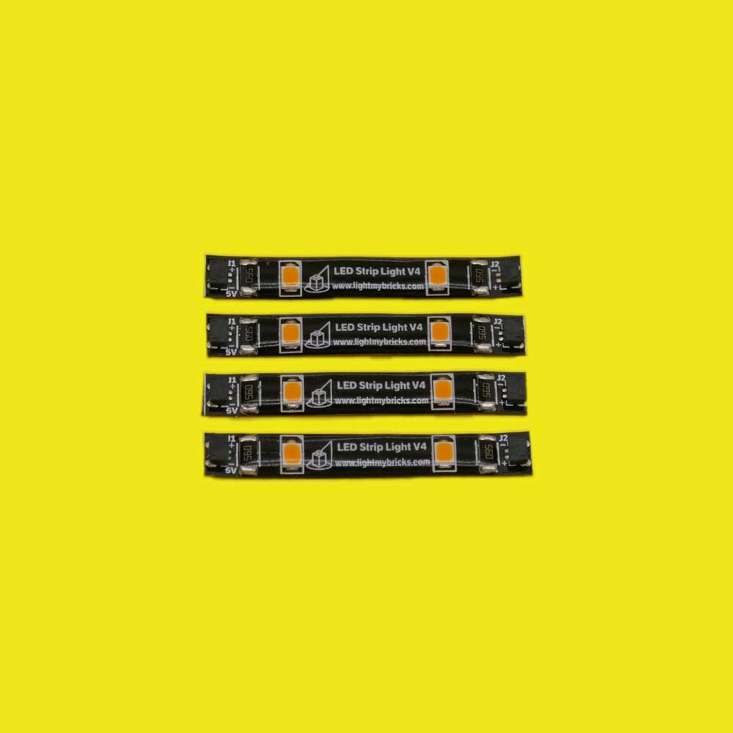 LED Strip Lights - Orange (4 pack)