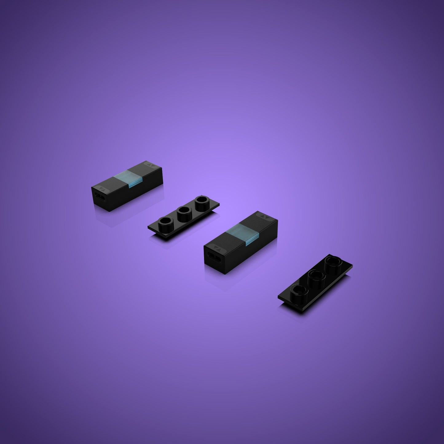 Meteor Light Micro - Light Blue (2 Pack)