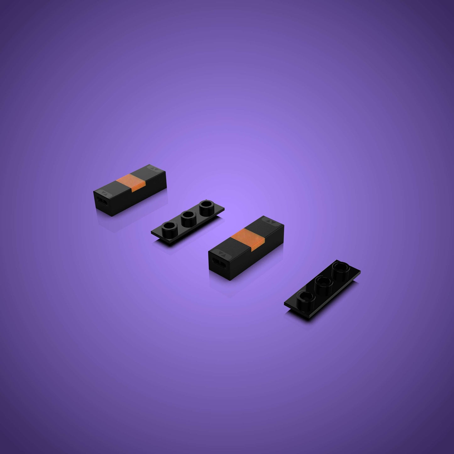 Meteor Light Micro - Orange (2 Pack)