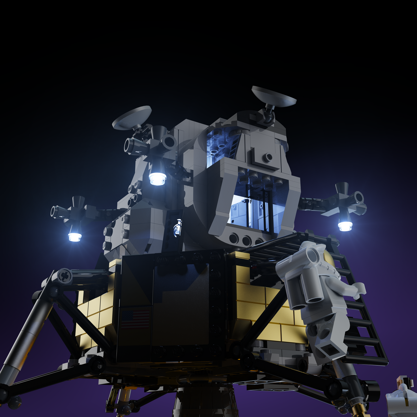 Light Kit for LEGO® NASA Apollo 11 Lunar Lander #10266