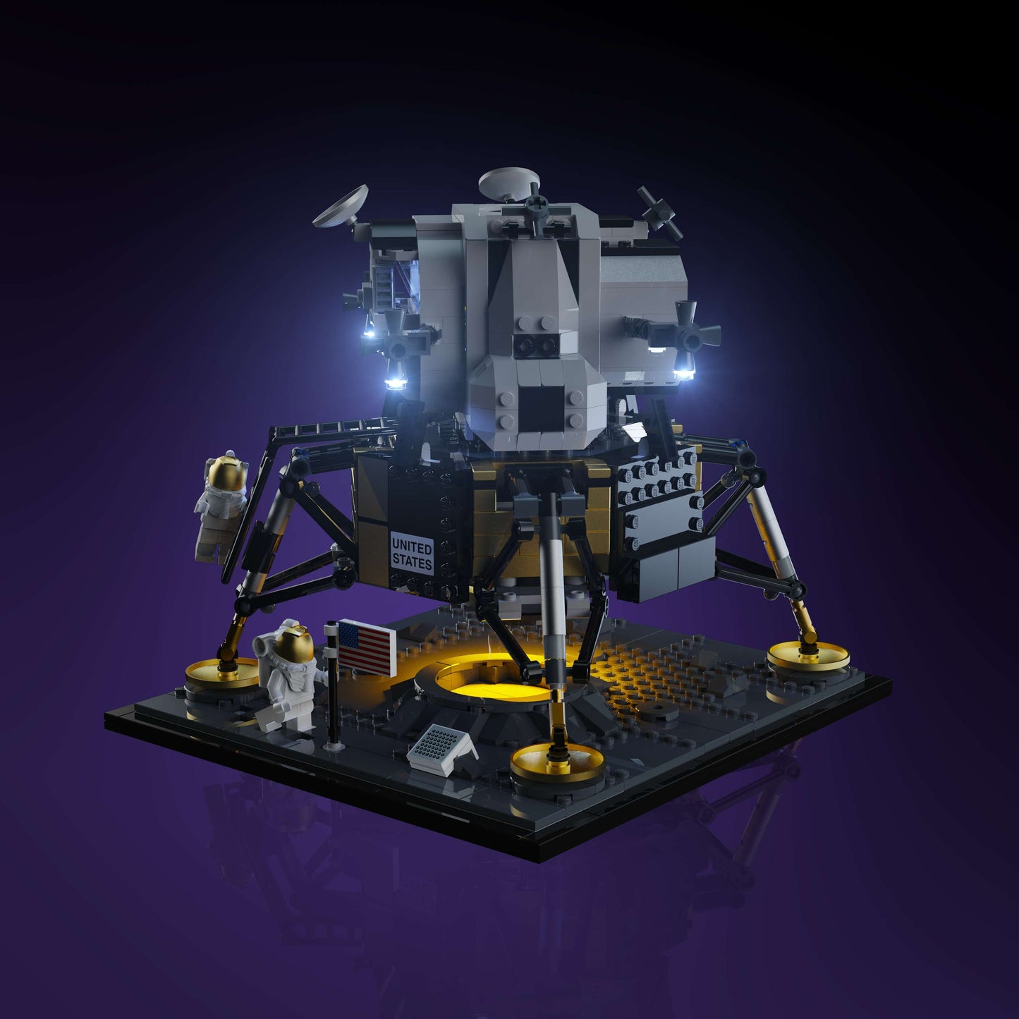 Light Kit for LEGO® NASA Apollo 11 Lunar Lander #10266