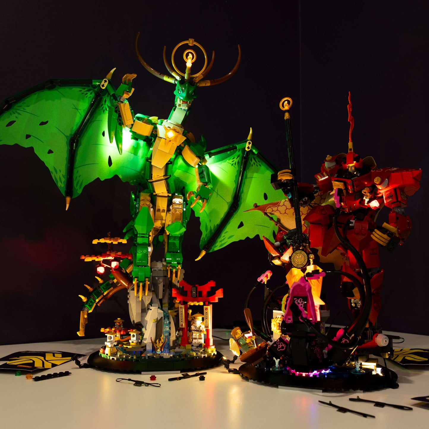 LEGO® NINJAGO The Fire Knight Mech #71846 DIY Light Bundle