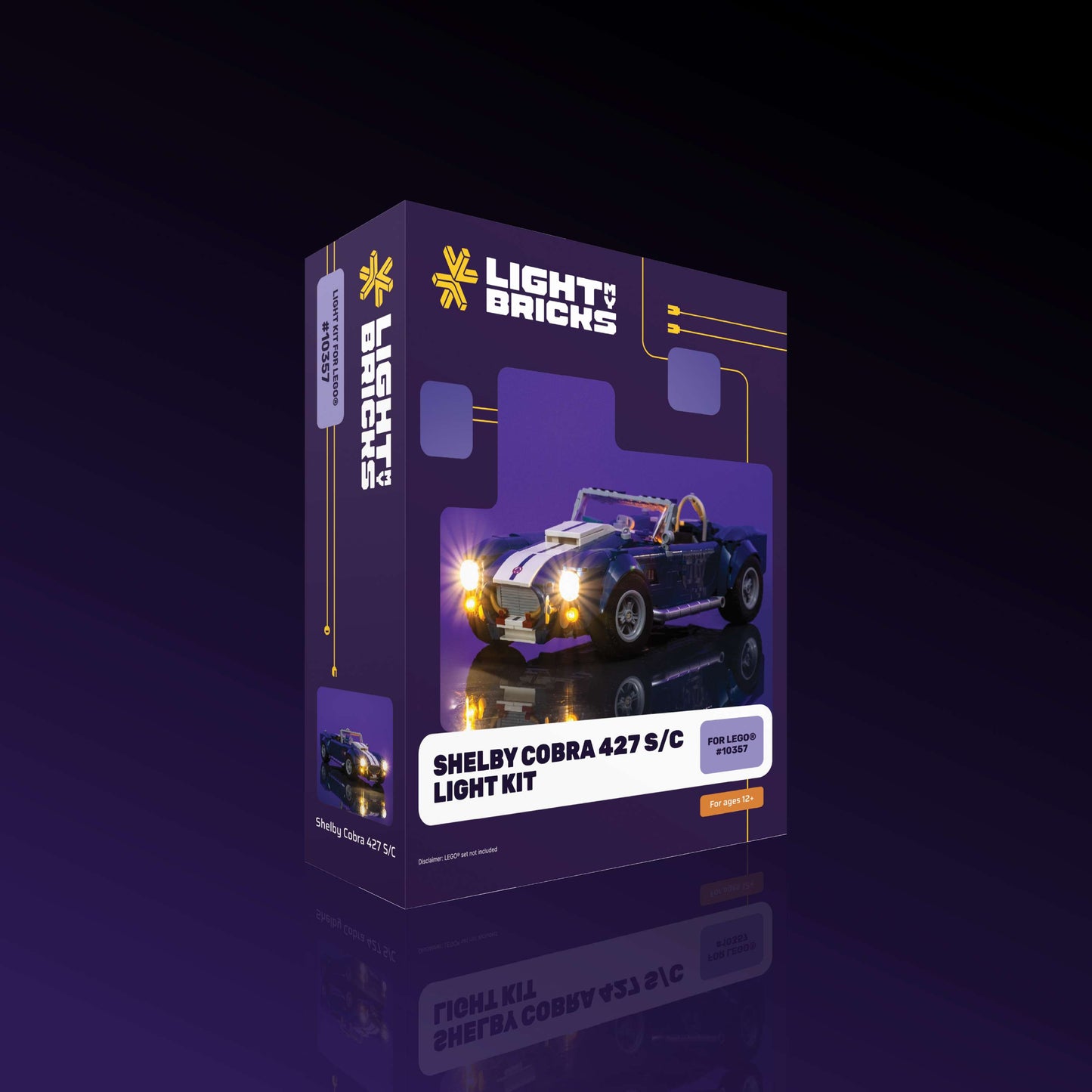 Light Kit for LEGO® Shelby Cobra 427 S/C #10357
