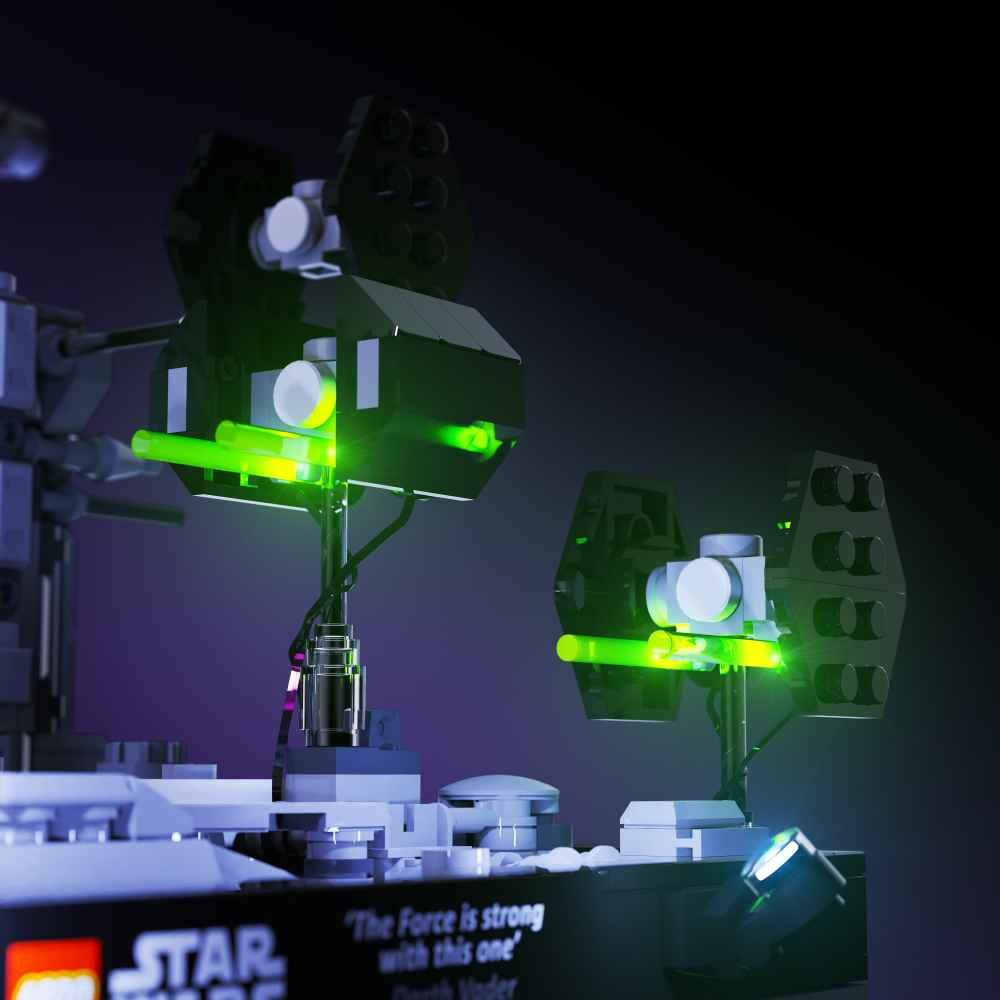 LMB 2.0 Light Kit for LEGO® Star Wars Death Star Trench Run Diorama #75329