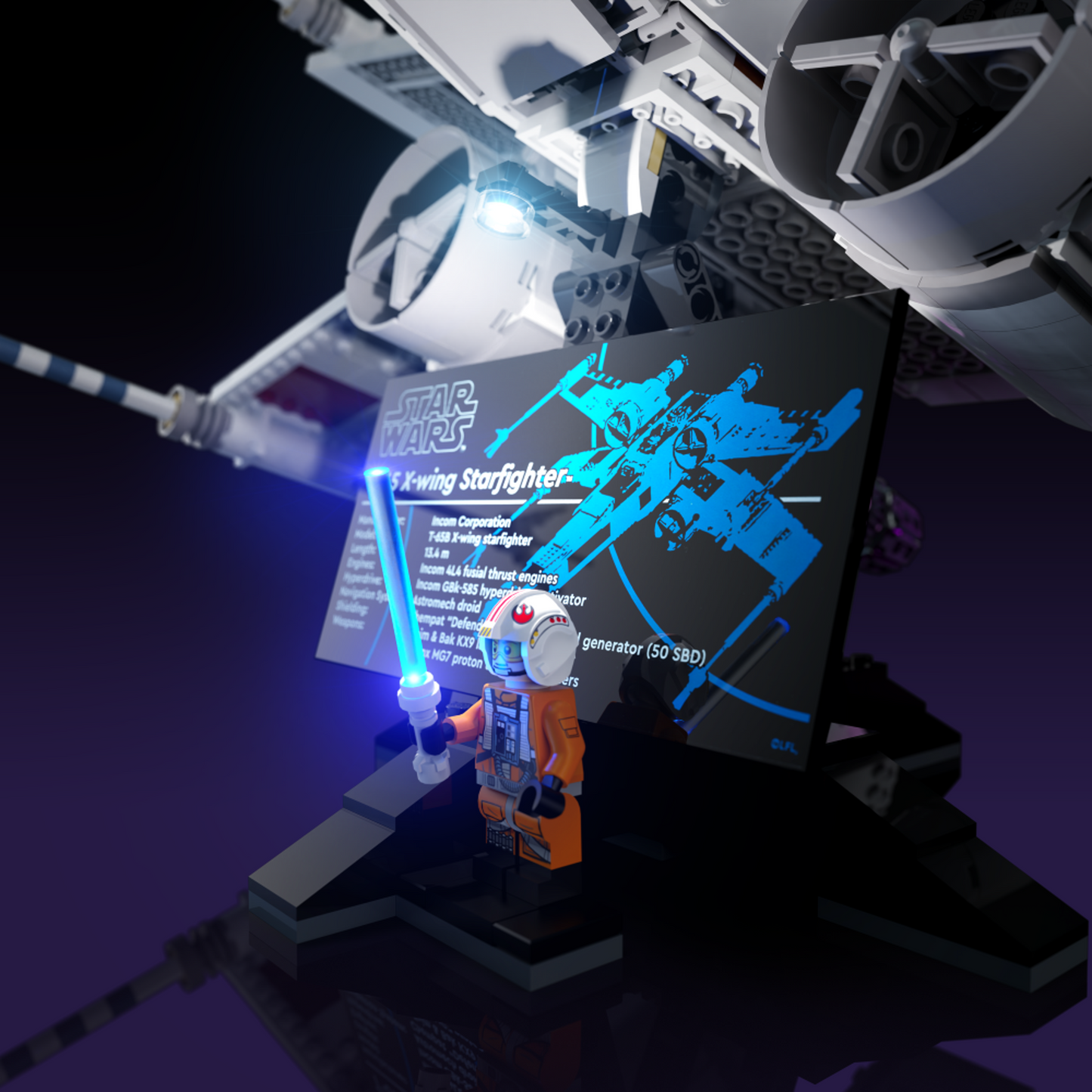 Light Kit for LEGO® Star Wars X-Wing Starfighter #75355