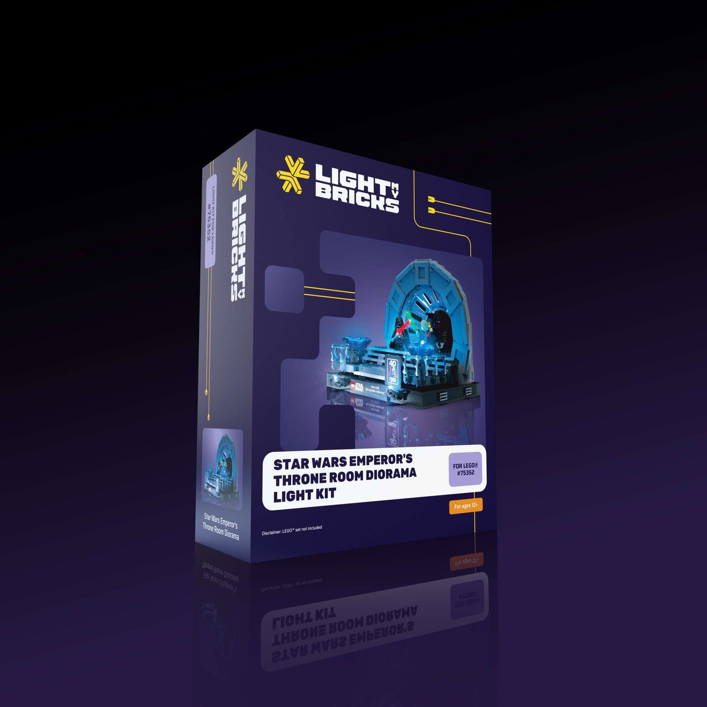 Light Kit for LEGO® Star Wars Emperor's Throne Room Diorama #75352