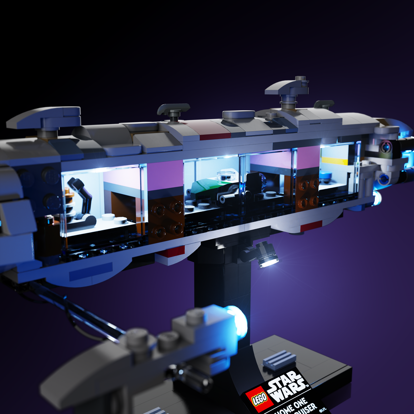 Light Kit for LEGO® Star Wars Home One Starcruiser #75405
