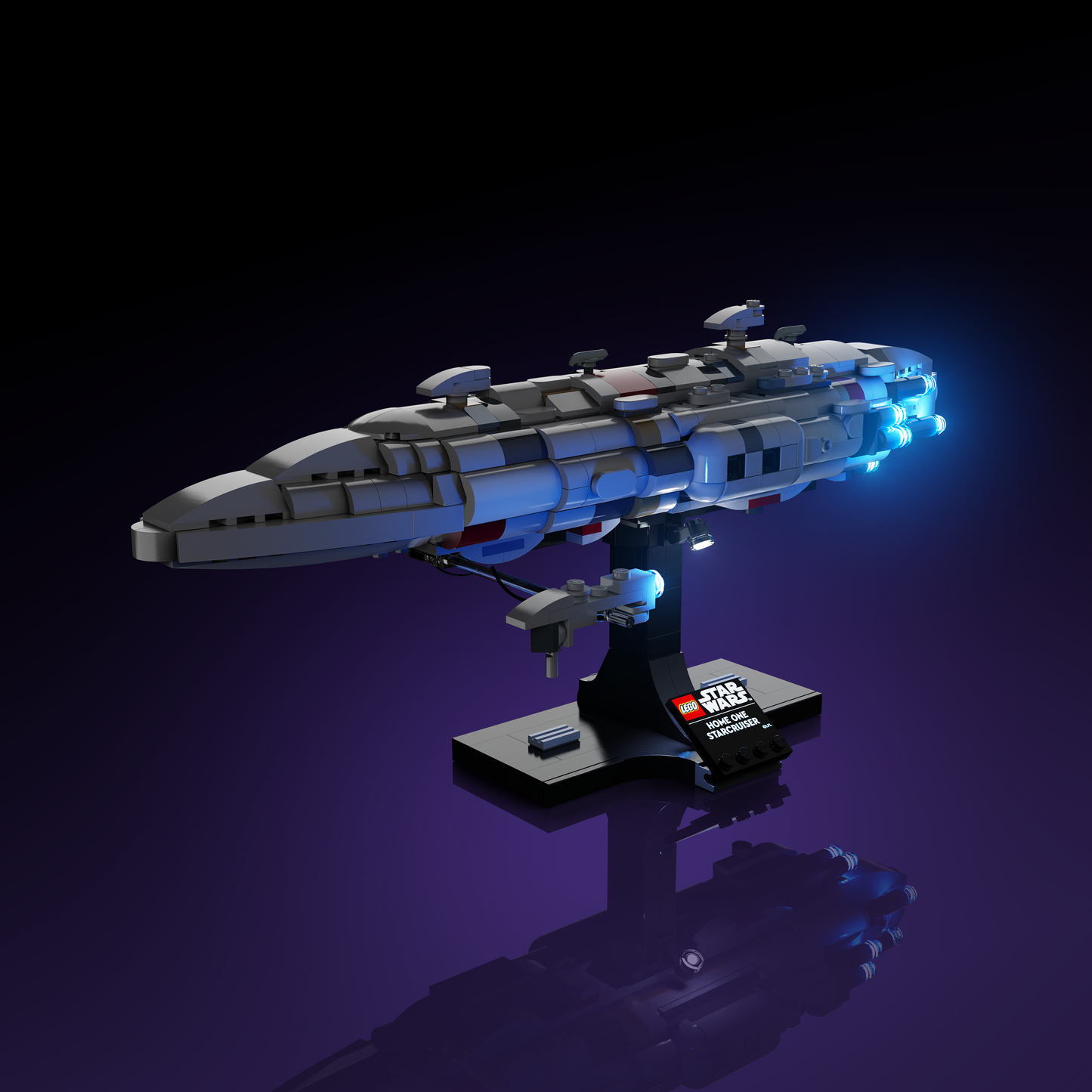 Light Kit for LEGO® Star Wars Home One Starcruiser #75405