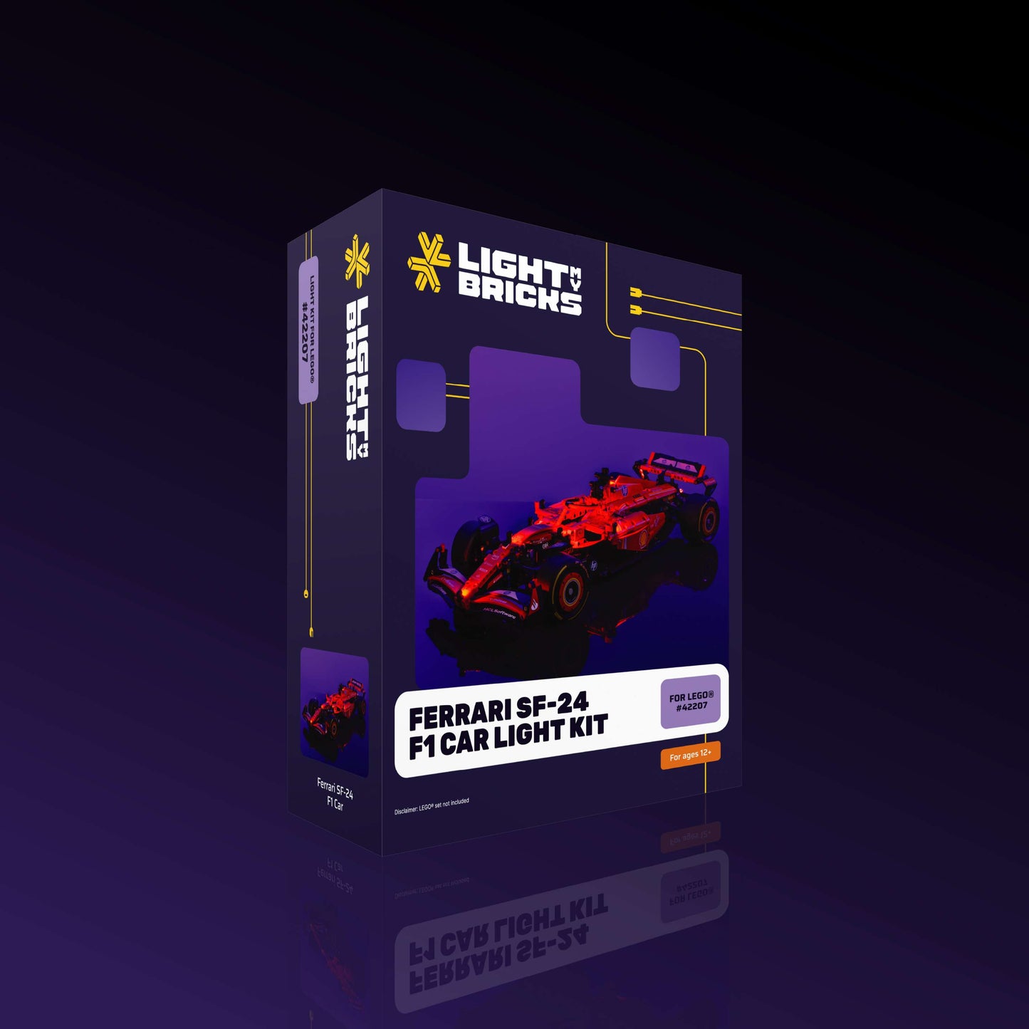 Light Kit for LEGO® Ferrari SF-24 F1 Car #42207