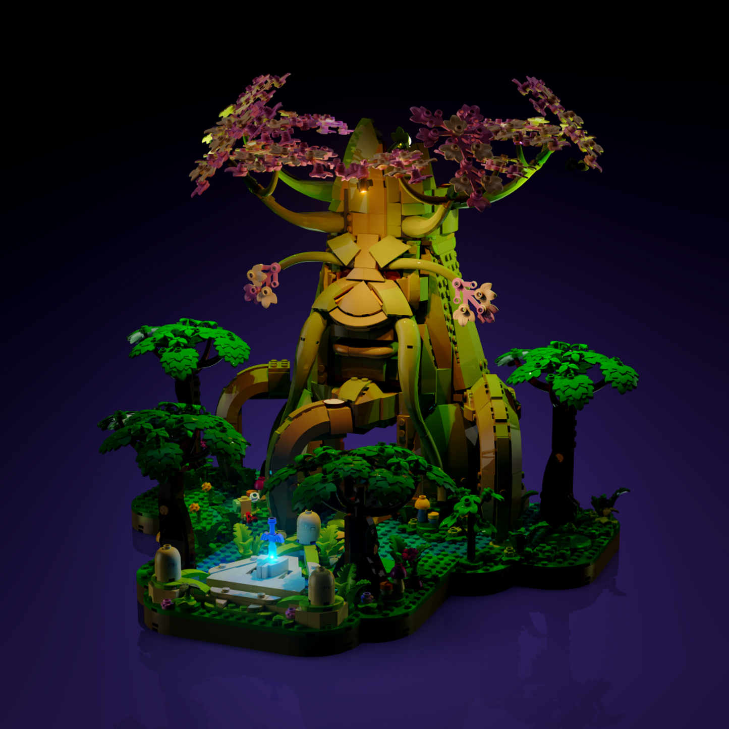 Light Kit for LEGO® The Legend of Zelda Great Deku Tree 2-in-1 #77092