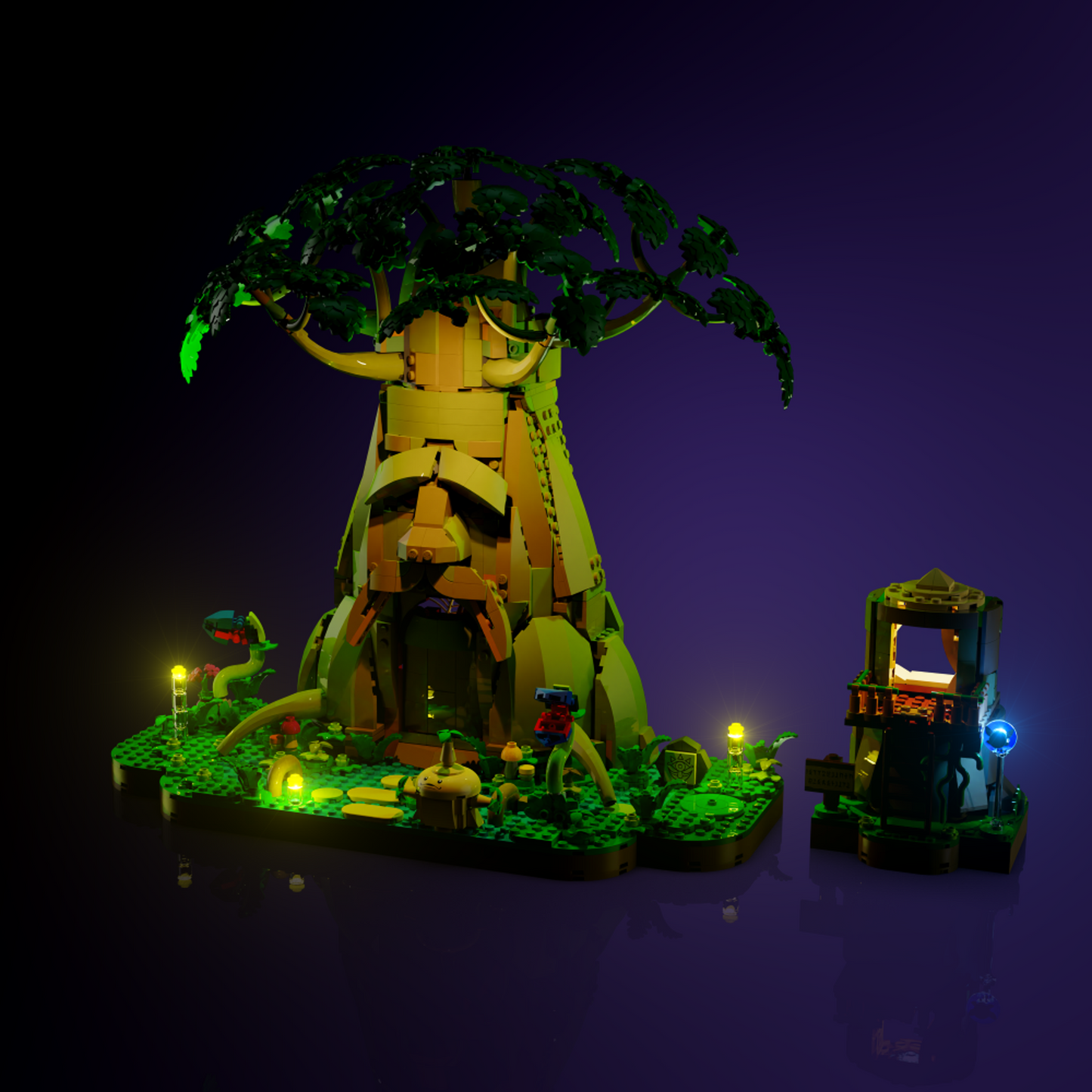 Light Kit for LEGO® The Legend of Zelda Great Deku Tree 2-in-1 #77092