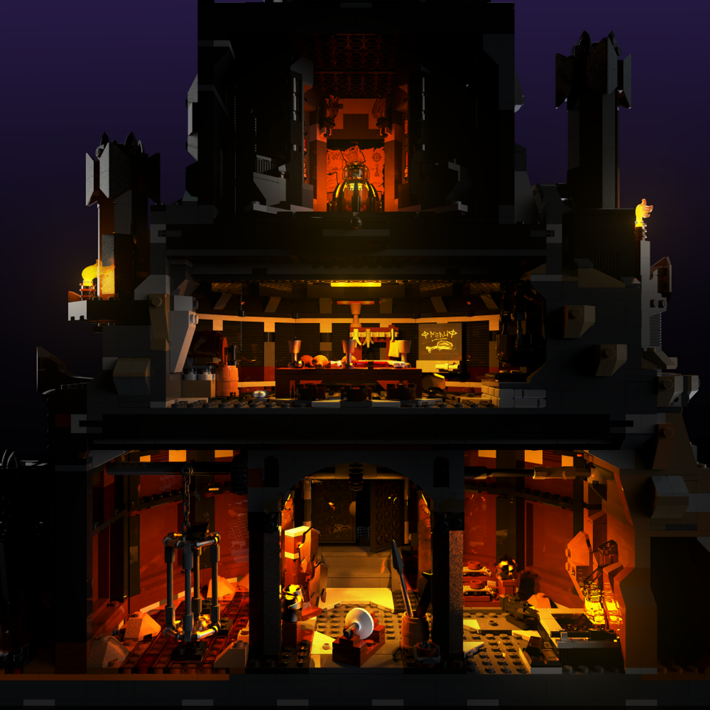 Light Kit for LEGO® The Lord of the Rings: Barad-dur #10333