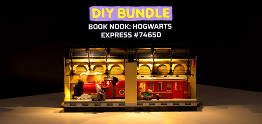 DIY Light Bundle for LEGO® Book Nook: Hogwarts™ Express #76450