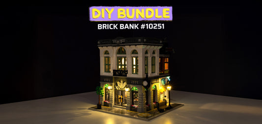 DIY Light Bundle for LEGO® Brick Bank #10251