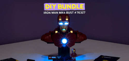 DIY Light Bundle for LEGO® Iron Man MK4 Bust #76327