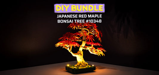 DIY Light Bundle for LEGO® Japanese Red Maple Bonsai Tree #10348
