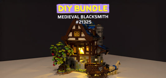 DIY Light Bundle for LEGO® Medieval Blacksmith #21325