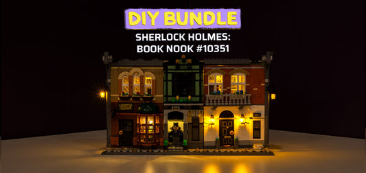 DIY Light Bundle for LEGO® Sherlock Holmes: Book Nook #10351