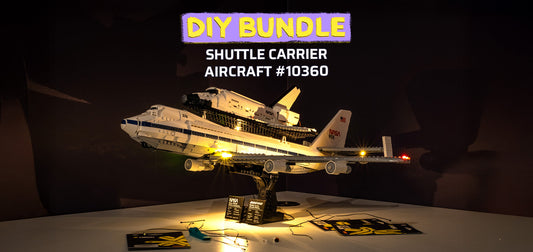 DIY Light Bundle for LEGO® Shuttle Carrier Aircraft #10360