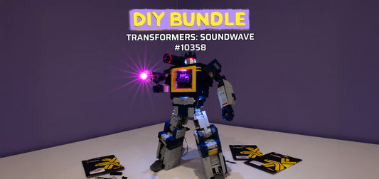 DIY Light Bundle for LEGO® Transformers: Soundwave #10358