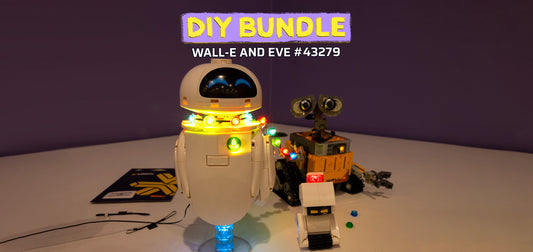 DIY Light Bundle for LEGO® WALL-E and EVE #43279