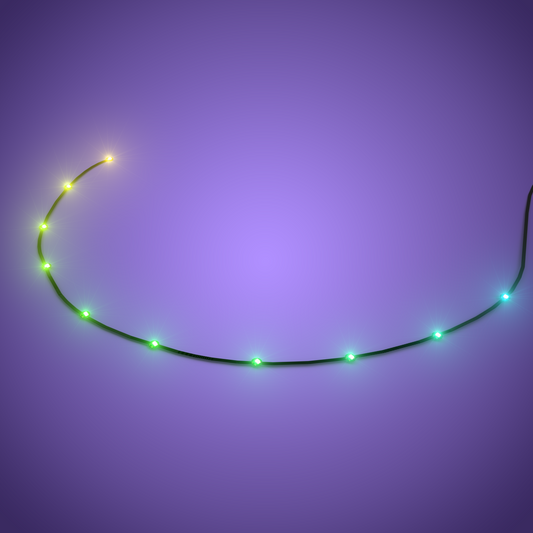 Astro Light String Blink Effect 10 LEDs - Multi-Colour 30cm