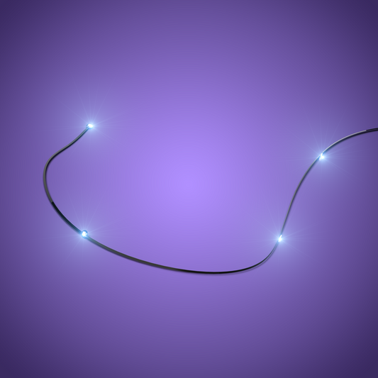 Astro Light String Rotating Sequence Effect 4 LEDs - Cool White 30cm