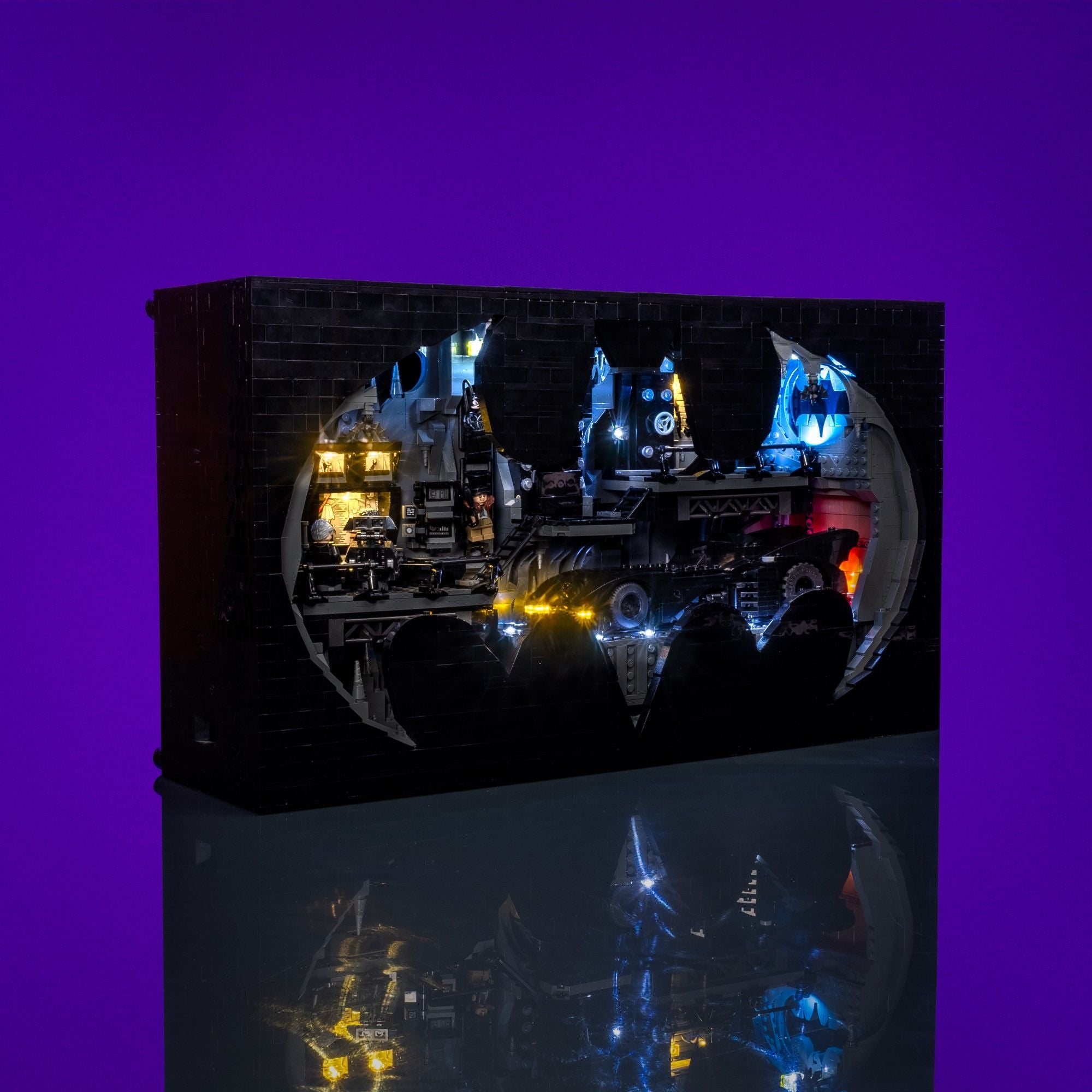 Light Kit for LEGO® Batcave™ – Shadow Box #76252 | Light My Bricks