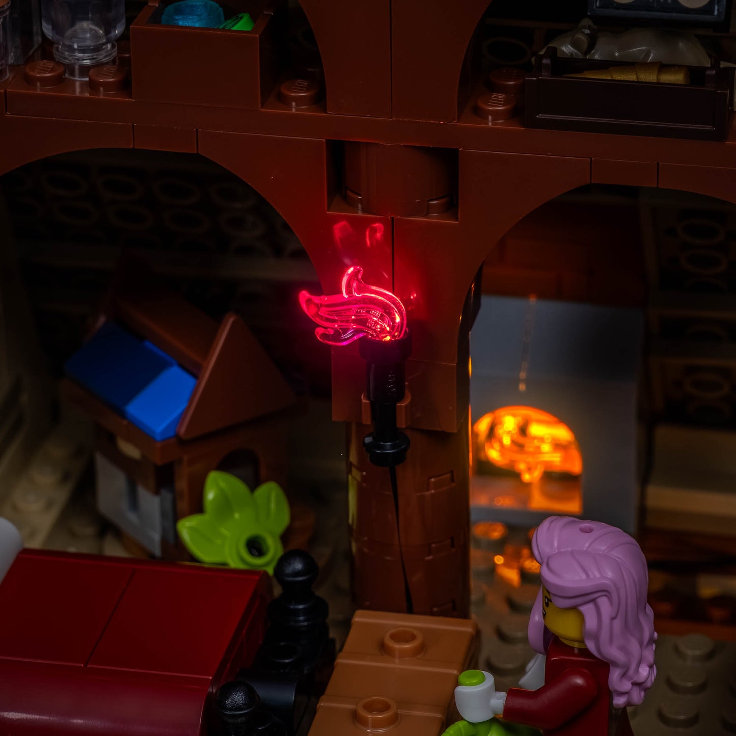 Light Kit for LEGO® Bricklink Alchemist's Shop #910062