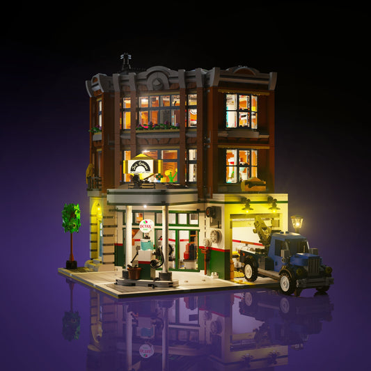 Light Kit for LEGO® Corner Garage #10264