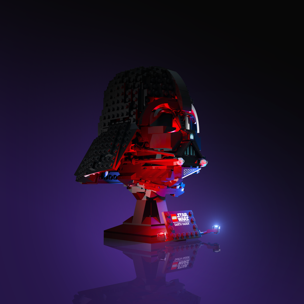 LMB 2.0 Light Kit for LEGO® Star Wars Darth Vader Helmet #75304