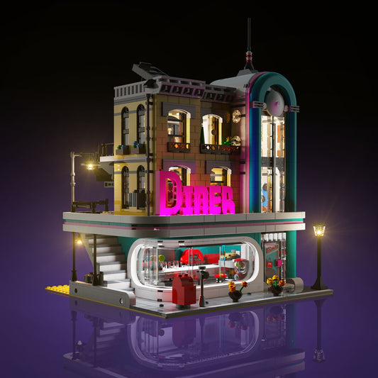 Light Kit for LEGO® Downtown Diner #10260