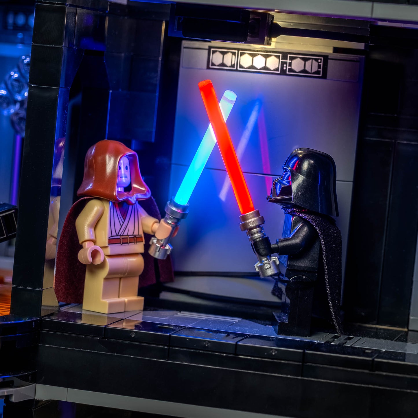 Duelling Lightsaber Clashing Effect Red & Blue 30cm