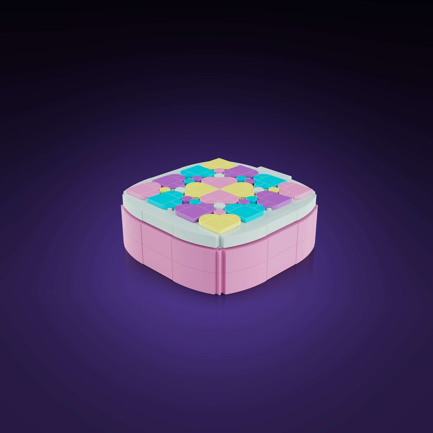 LMB Creations Jewellery Box Pastel Pink #30001