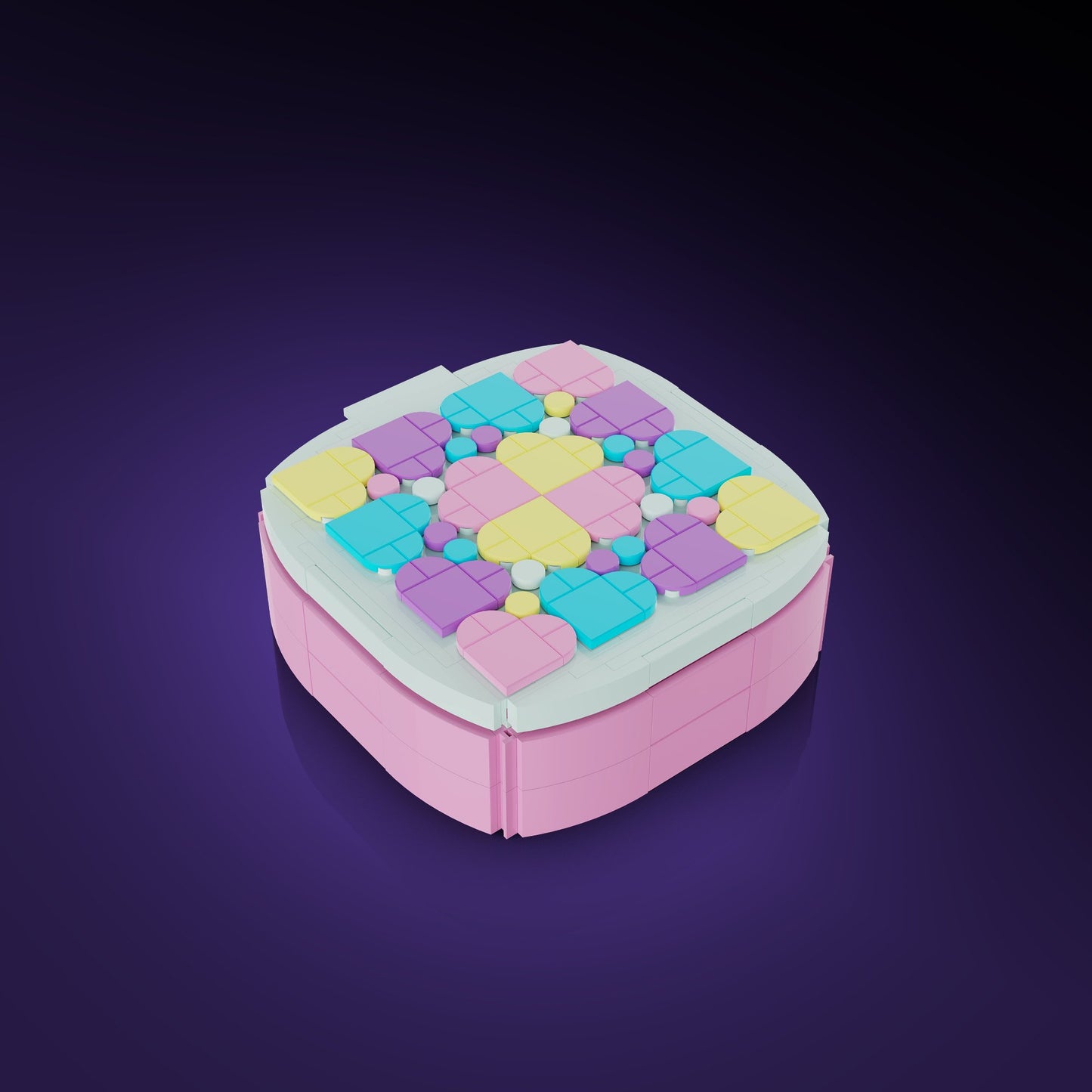 LMB Creations Jewellery Box Pastel Pink #30001