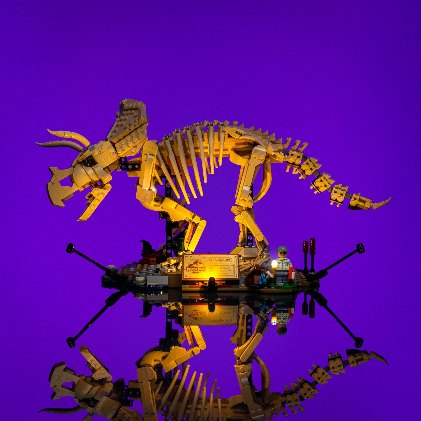 Light Kit for LEGO® Jurassic World Dinosaur Fossils: Triceratops #77985