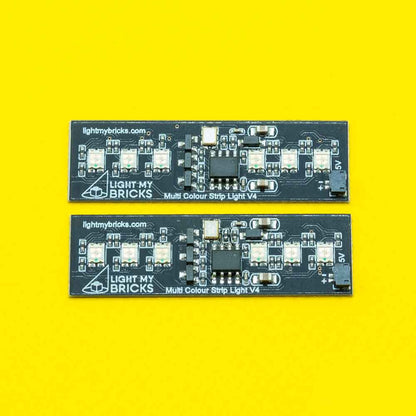 Multi Colour Strip Light (2pk)