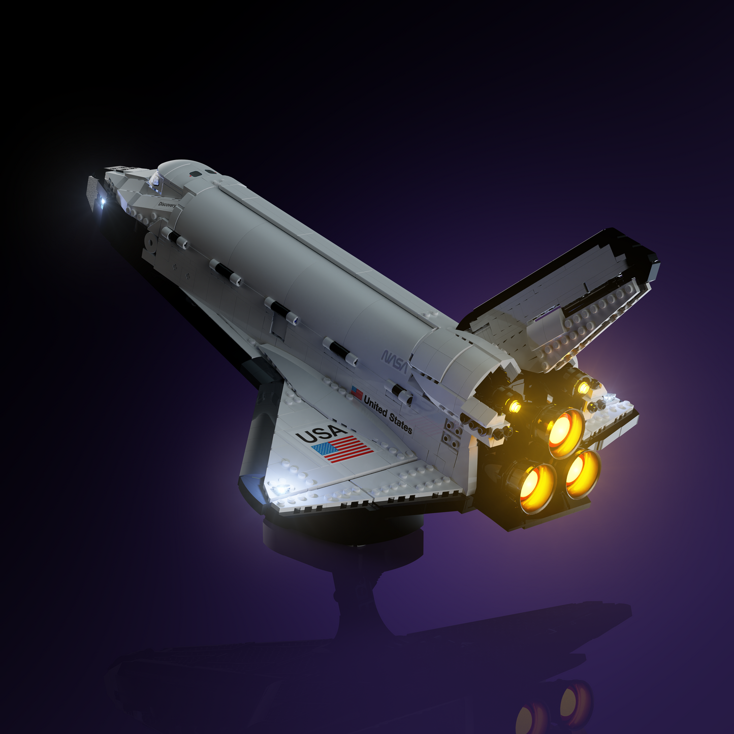 Light Kit for LEGO® NASA Space Shuttle Discovery #10283