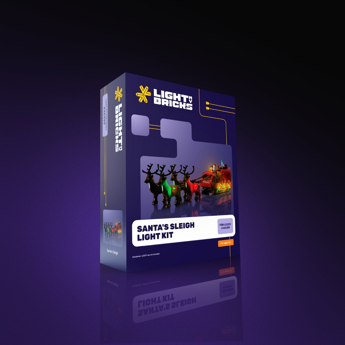 Light Kit for LEGO® Santa's Sleigh #40499