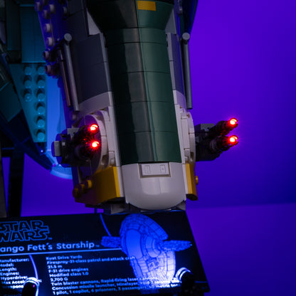 LMB 2.0 Light Kit for LEGO Star Wars UCS Jango Fett's Firespray-Class Starship #75409