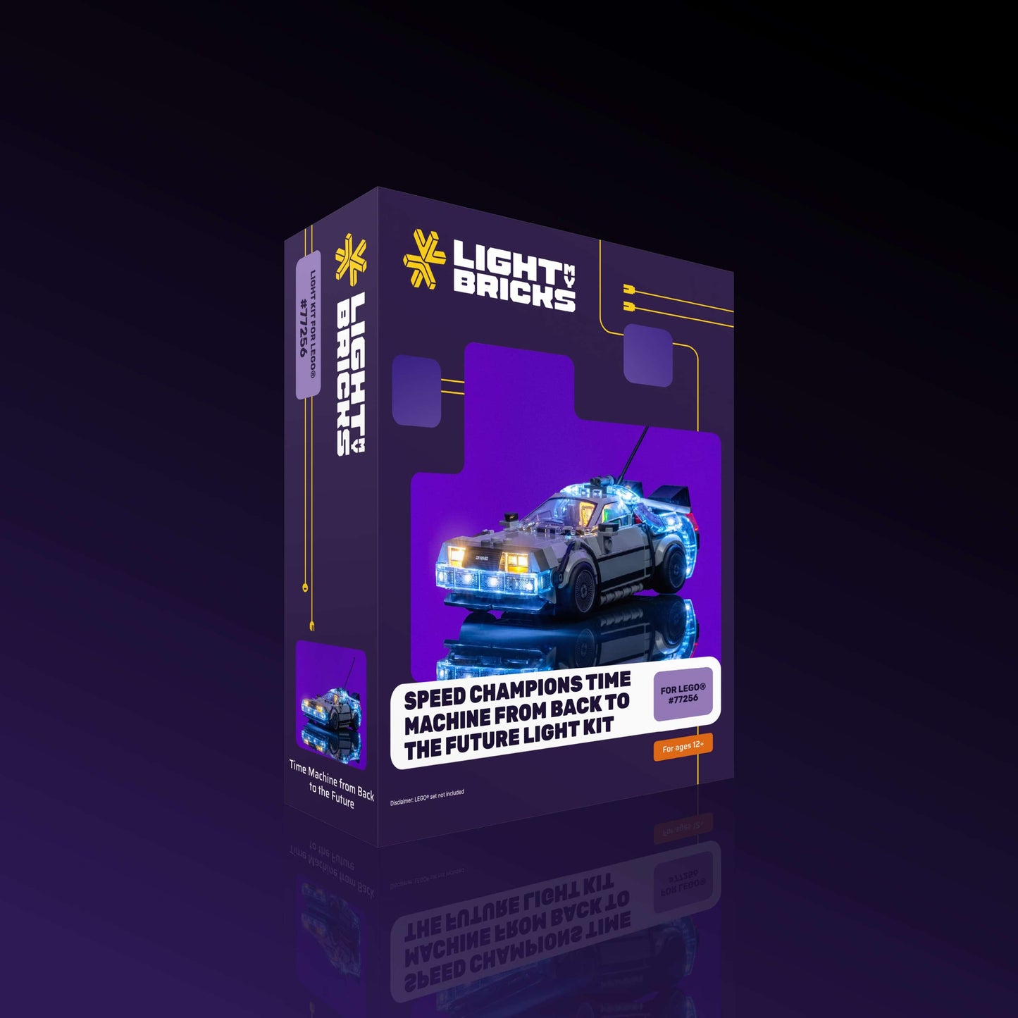Light Kit for LEGO® Time Machine from Back to the Future #77256
